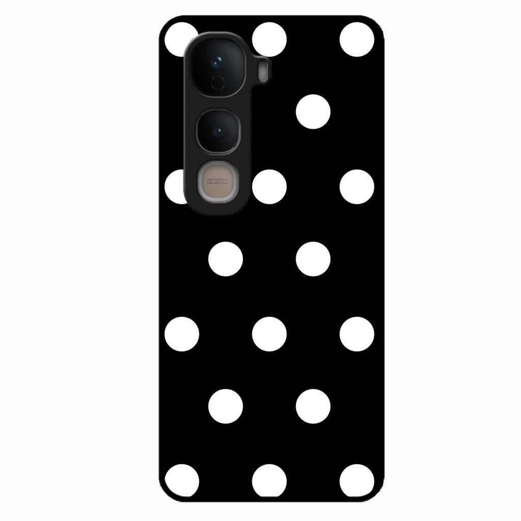 Classic Polka Dot Glass Phone Case for Vivo Y400 5G