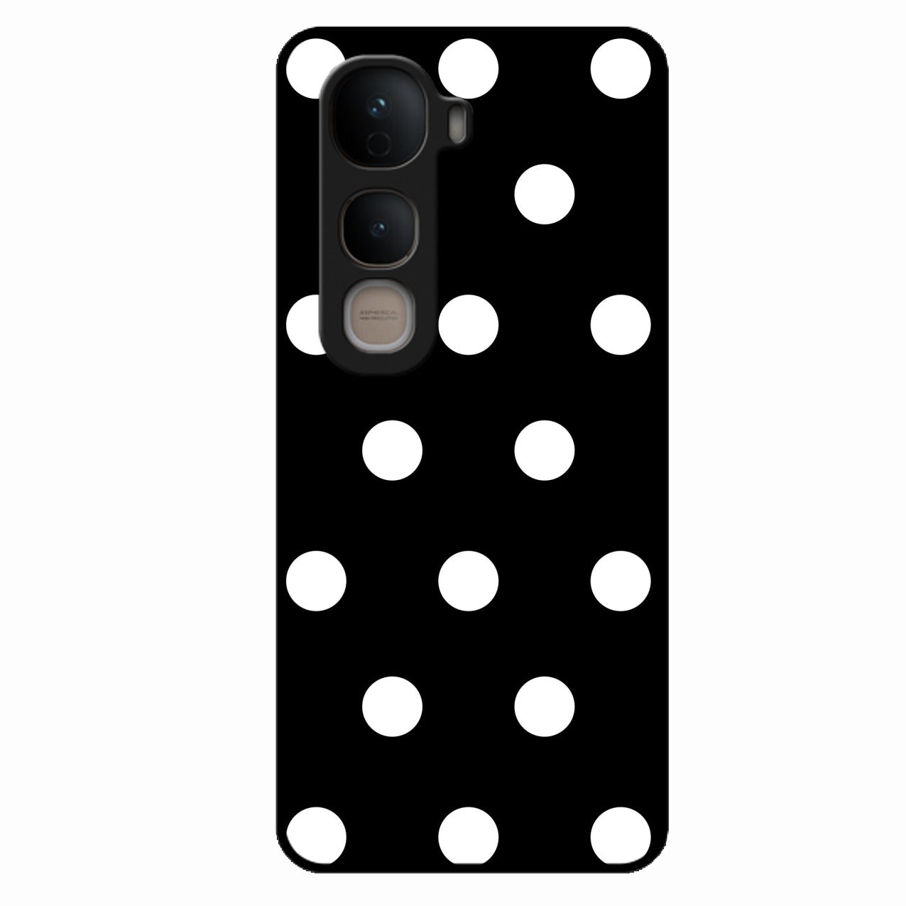 Classic Polka Dot Glass Phone Case for Vivo Y400 5G
