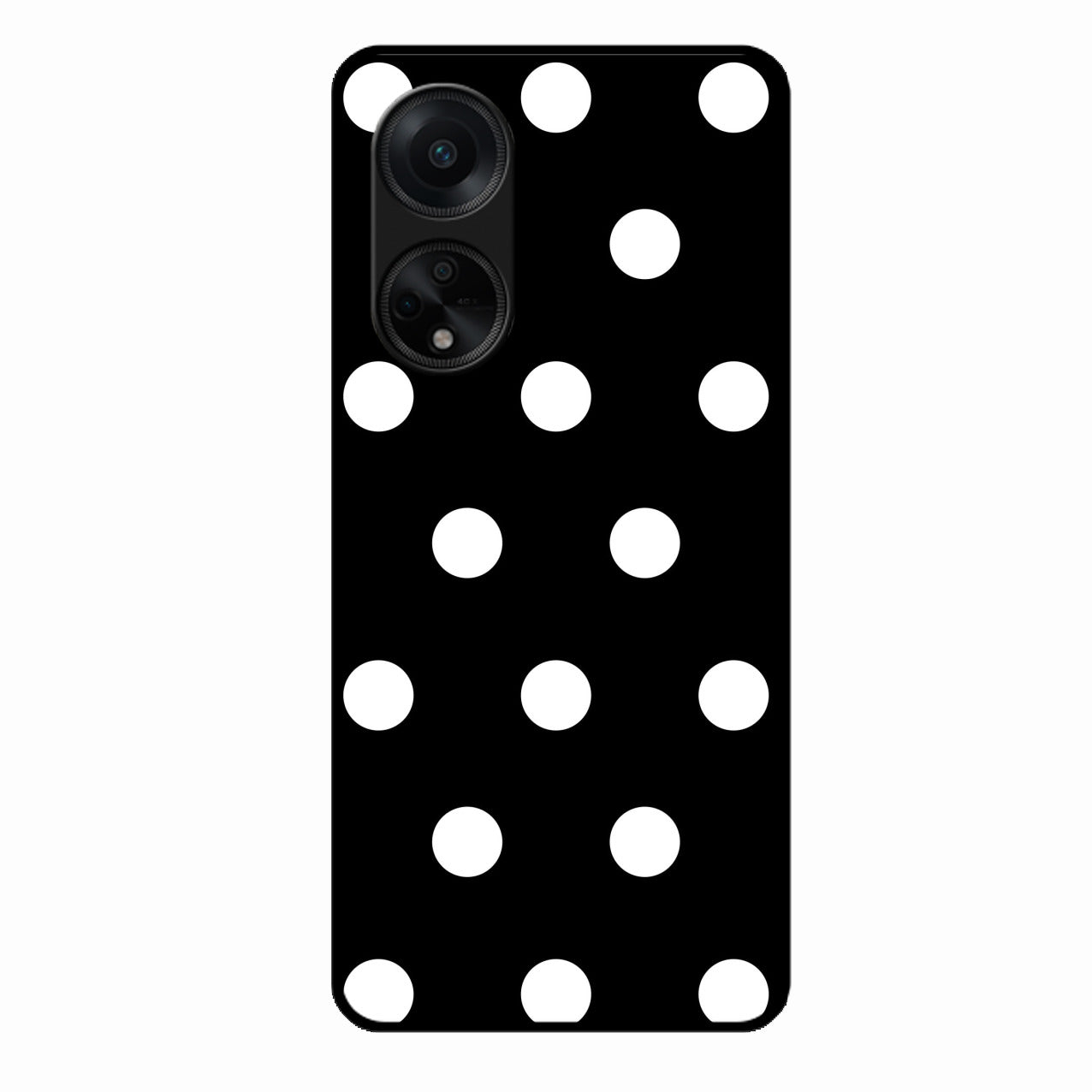 Classic Polka Dot Glass Phone Case for Oppo F23 5G