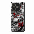 Japanese Wave Drift Racing Premium Glass Phone Case for Oppo A5 Pro 5G