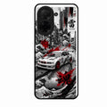 Japanese Wave Drift Racing Premium Glass Phone Case for Poco C71