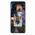 Eternal Radha Krishna Love Glass Phone Case for Oppo F23 5G