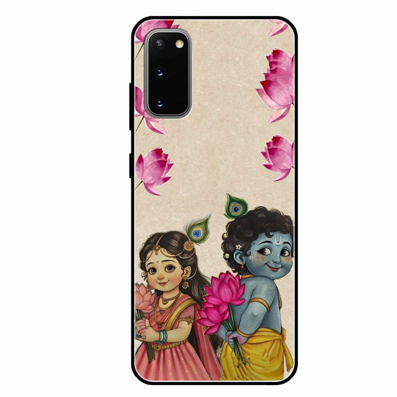 Krishna Eternal Lotus Glass Case for Samsung Galaxy S20