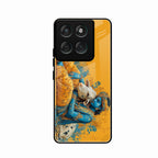 Divine Krishna Gopal Premium Glass Phone Case for Motorola G57 Power 5G