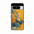 Divine Krishna Gopal Premium Glass Phone Case for Google Pixel 8 Pro 5G