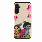 Krishna Eternal Lotus Glass Case for Samsung Galaxy F16 5G