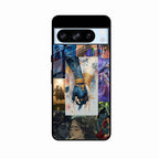 Eternal Radha Krishna Love Glass Phone Case for Google Pixel 8 Pro 5G