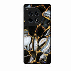 Black Gold Marble Glass Phone Case for Oneplus 12R 5G - ShopOnCliQ