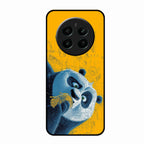 Cute Panda Sketch Premium Glass Phone Case for Realme Narzo 70 Pro 5G