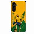 Golden Striker Glass Phone Case for Samsung Galaxy S24 Fe 5G