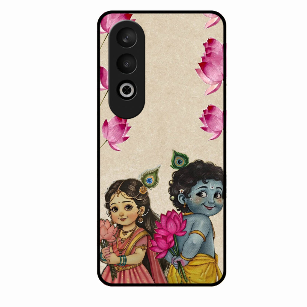 Krishna Eternal Lotus Glass Case for Oneplus Nord Ce 4 5G