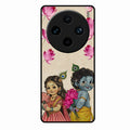 Krishna Eternal Lotus Glass Case for Vivo X100 5G