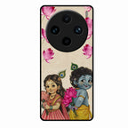 Krishna Eternal Lotus Glass Case for Vivo X100 5G
