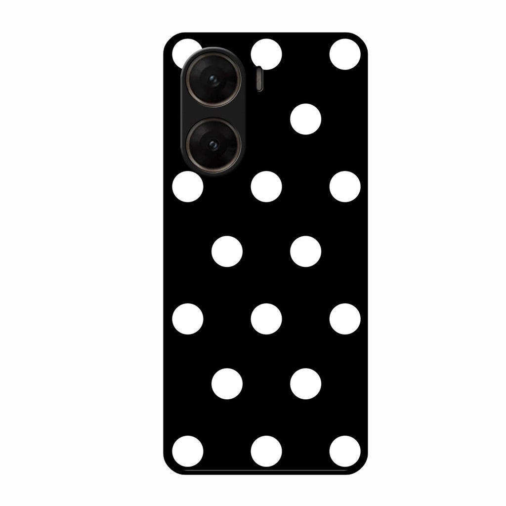 Classic Polka Dot Glass Phone Case for Vivo V29E 5G