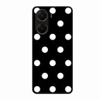 Classic Polka Dot Glass Phone Case for Vivo V29E 5G