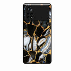 Black Gold Marble Glass Phone Case for Poco X4 Pro 5G - ShopOnCliQ