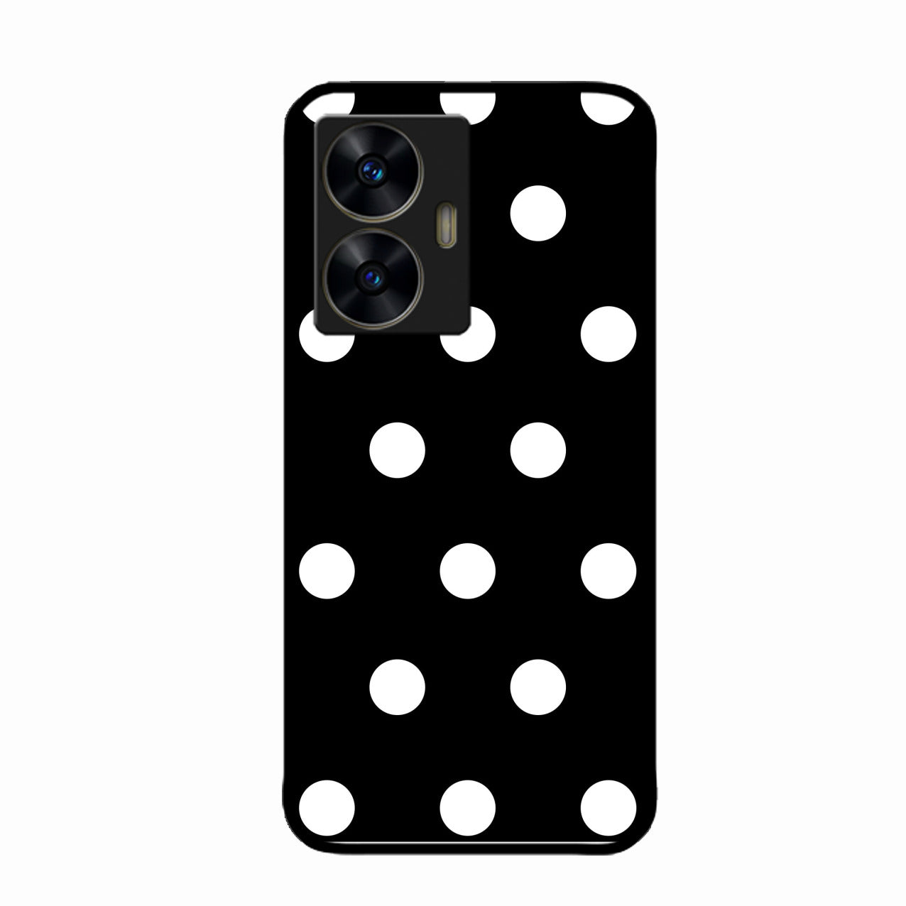 Classic Polka Dot Glass Phone Case for Realme C55