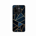 Midnight Gold Geometric Premium Glass Phone Case for iQOO Neo 10 5G