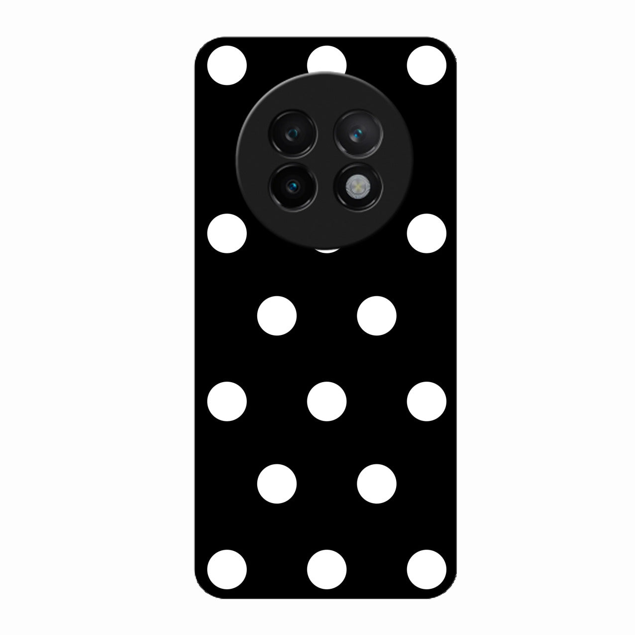 Classic Polka Dot Glass Phone Case for Realme 13 Plus 5G