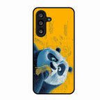 Cute Panda Sketch Premium Glass Phone Case for Samsung Galaxy M56 5G
