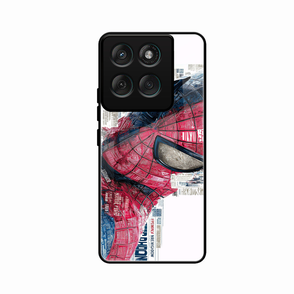 Red Blue Web Hero Glass Phone Cover for Motorola Edge 60 5G - ShopOnCliQ
