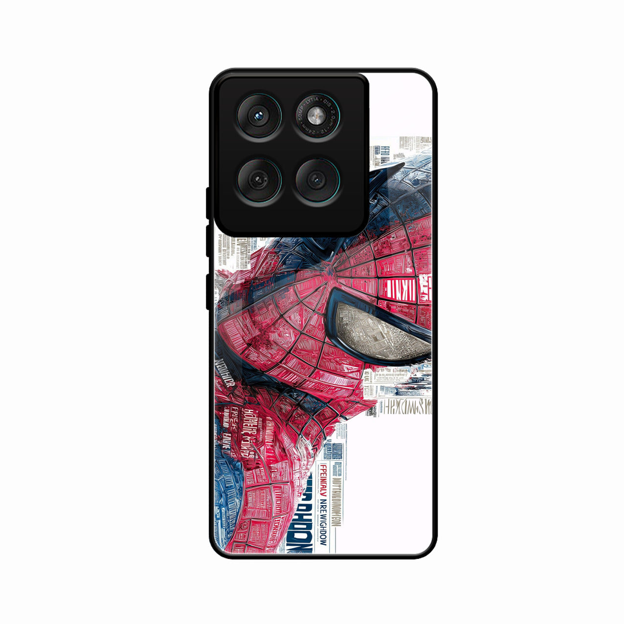 Red Blue Web Hero Glass Phone Cover for Motorola Edge 60 5G