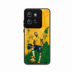 Golden Striker Glass Phone Case for Motorola Edge 50 Neo