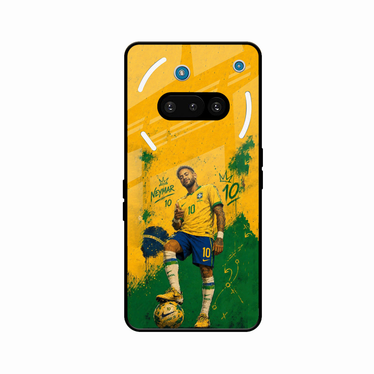 Golden Striker Glass Phone Case for Nothing Phone 3a