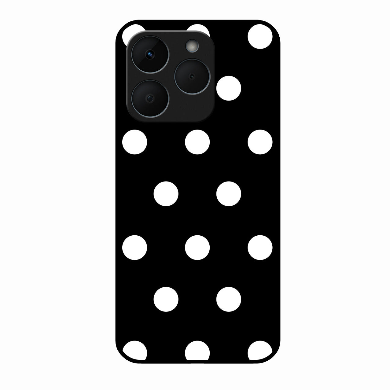 Classic Polka Dot Glass Phone Case for Realme 15T 5G