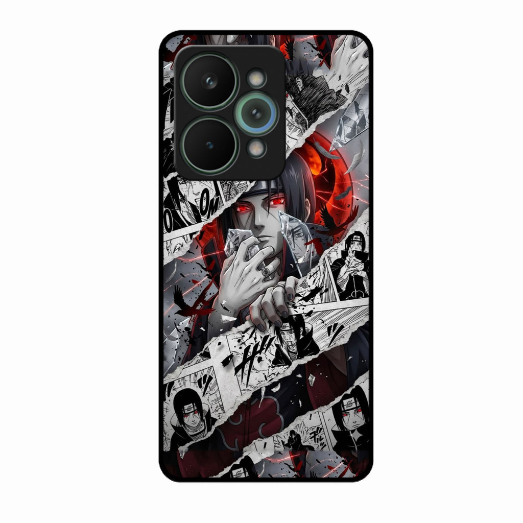 Itachi Uchiha Manga Collage Glass Phone Case for Realme 15 Pro 5G