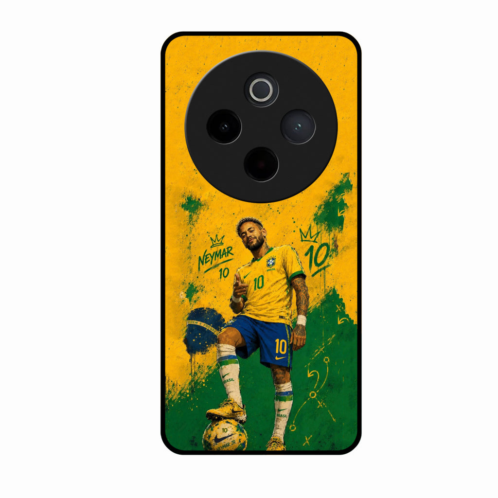Golden Striker Glass Phone Case for Vivo T4 5G