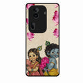 Krishna Eternal Lotus Glass Case for Oppo Reno 11 Pro 5G