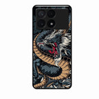 Midnight Dragon Glass Phone Case for Poco X6 Pro 5G