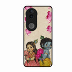 Krishna Eternal Lotus Glass Case for Vivo T4R 5G