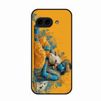 Divine Krishna Gopal Premium Glass Phone Case for Google Pixel 9A 5G
