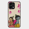 Krishna Eternal Lotus Glass Case for Oppo F33 5G