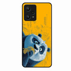 Cute Panda Sketch Premium Glass Phone Case for Realme 9 Pro 5G