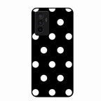 Classic Polka Dot Glass Phone Case for Vivo Y75 4G