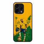 Golden Striker Glass Phone Case for Oppo Reno 15 5G