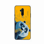 Cute Panda Sketch Premium Glass Phone Case for Oneplus 7T Pro