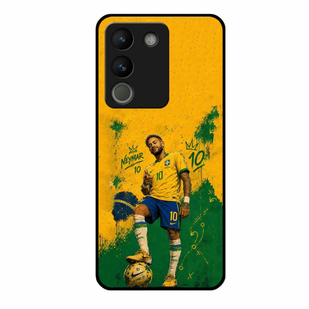 Golden Striker Glass Phone Case for Vivo Y200 5G