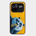 Cute Panda Sketch Premium Glass Phone Case for Nothing Phone 4A Pro 5G