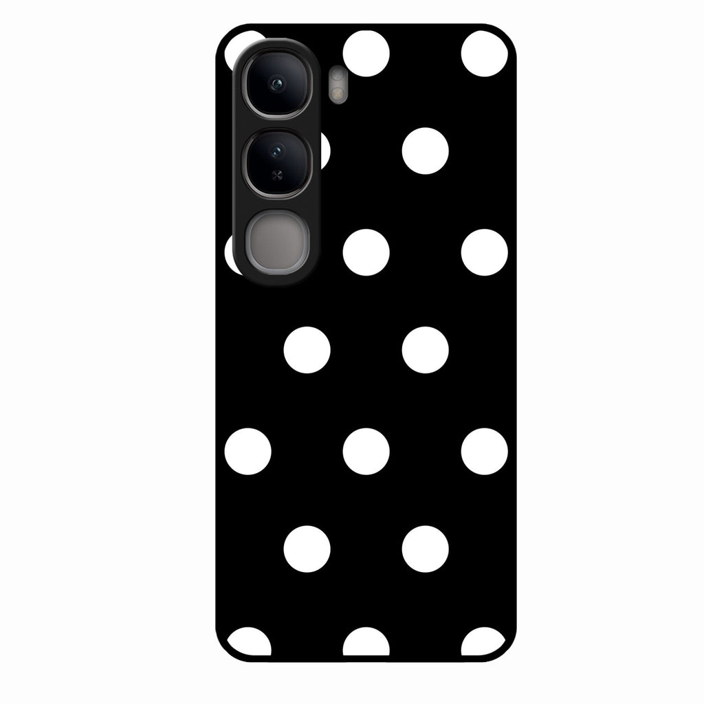 Classic Polka Dot Glass Phone Case for Vivo Y300 5G