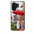 Rainy Day Cartoon Glass Phone Case for Vivo T4 Pro 5G