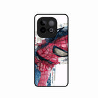 Red Blue Web Hero Glass Phone Cover for iQOO Neo 10 5G