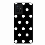 Classic Polka Dot Glass Phone Case for Vivo Y75 5G