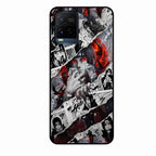 Itachi Uchiha Manga Collage Glass Phone Case for Vivo T1X