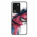 Red Blue Web Hero Glass Phone Cover for Vivo Y200 5G