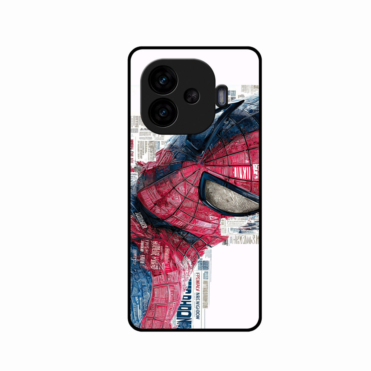 Red Blue Web Hero Glass Phone Cover for iQOO Neo 10R 5G