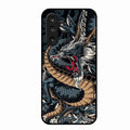 Midnight Dragon Glass Phone Case for Samsung Galaxy M36 5G